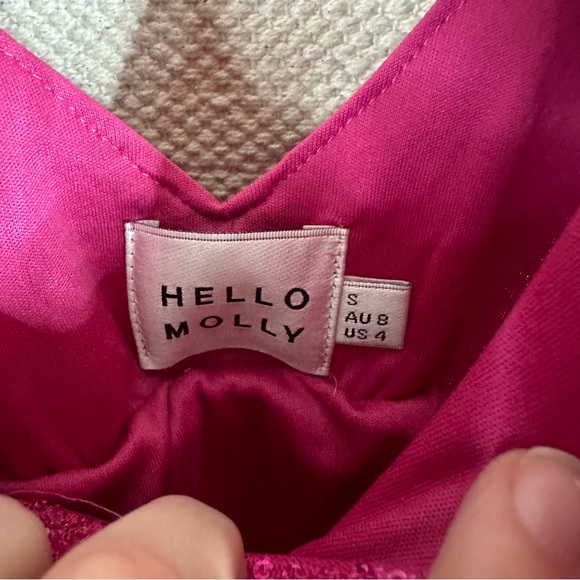 HELLO MOLLY hot pink sequin Static Memory mini dress 4 Taylor Swift - Picture 4 of 9